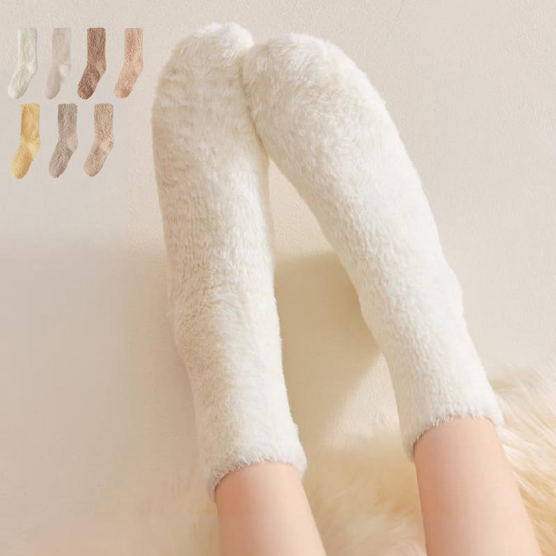 Thick Fluffy Sleep Socks(3 Pairs) - image 0