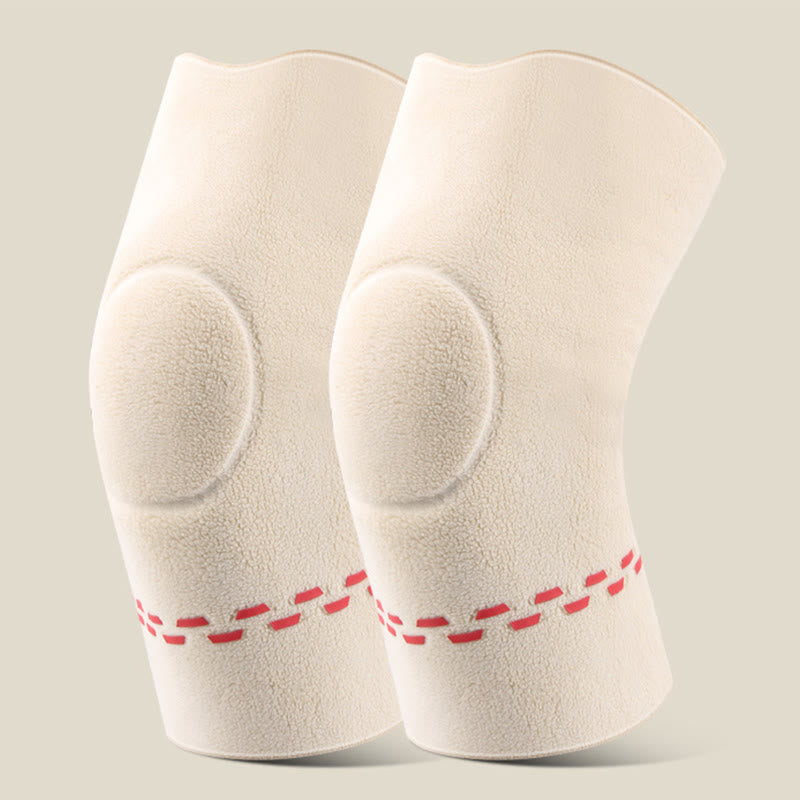 Soft Skin Friendly Knee Sleeves - Beige - L - image 12