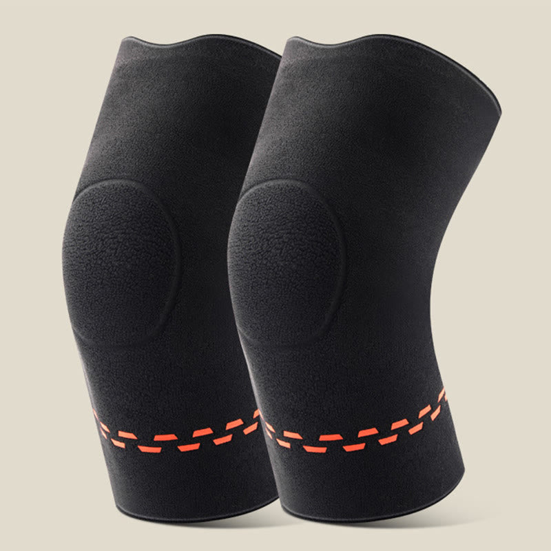 Soft Skin Friendly Knee Sleeves - Black - L - image 13