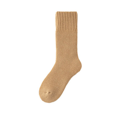 Moisture Absorption Quarter Socks(4 Pairs) - Camel - EU36-40(US3-7) - image 10