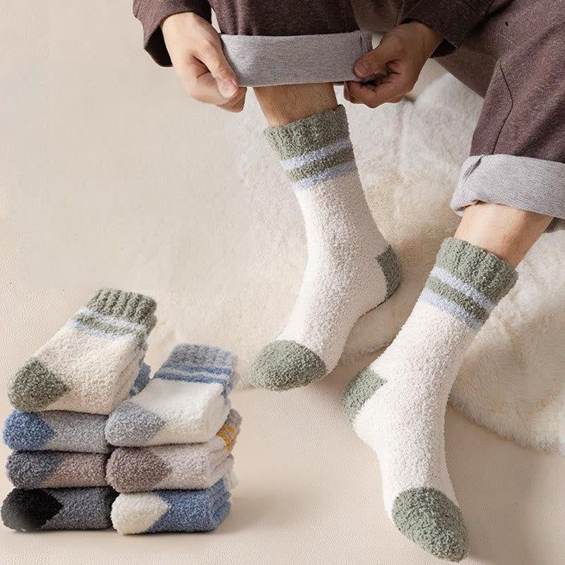 Fleece Winter Quarter Socks(7 Pairs) - image 9