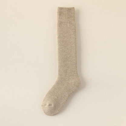 Cashmere Warm Knee High Socks - Camel - EU39-44(US6-10) - image 15