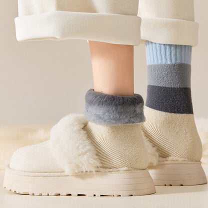 Extra Thick Cashmere Quarter Socks(4 Pairs) - image 7