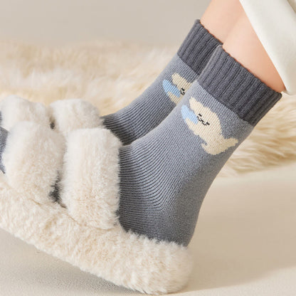 Extra Thick Cashmere Quarter Socks(4 Pairs) - image 5