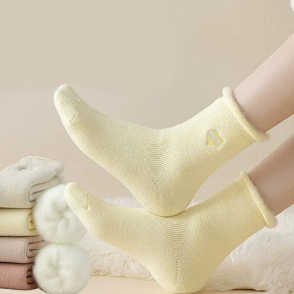 Full Fleece Quarter Socks(3 Pairs) - image 1