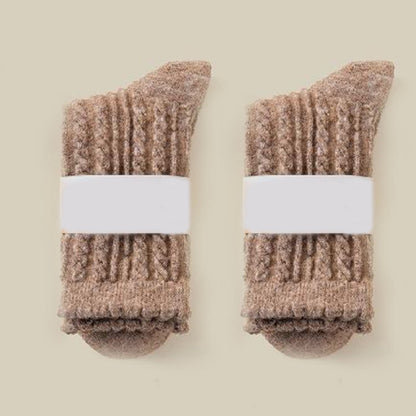 Plush Soft Quarter Socks(3 Pairs) - Coffee - EU36-40(US3-7) - image 10