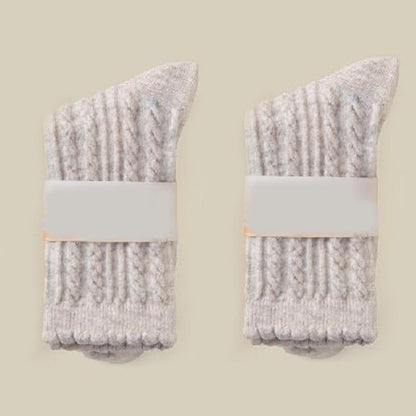 Plush Soft Quarter Socks(3 Pairs) - Apricot - EU36-40(US3-7) - image 16