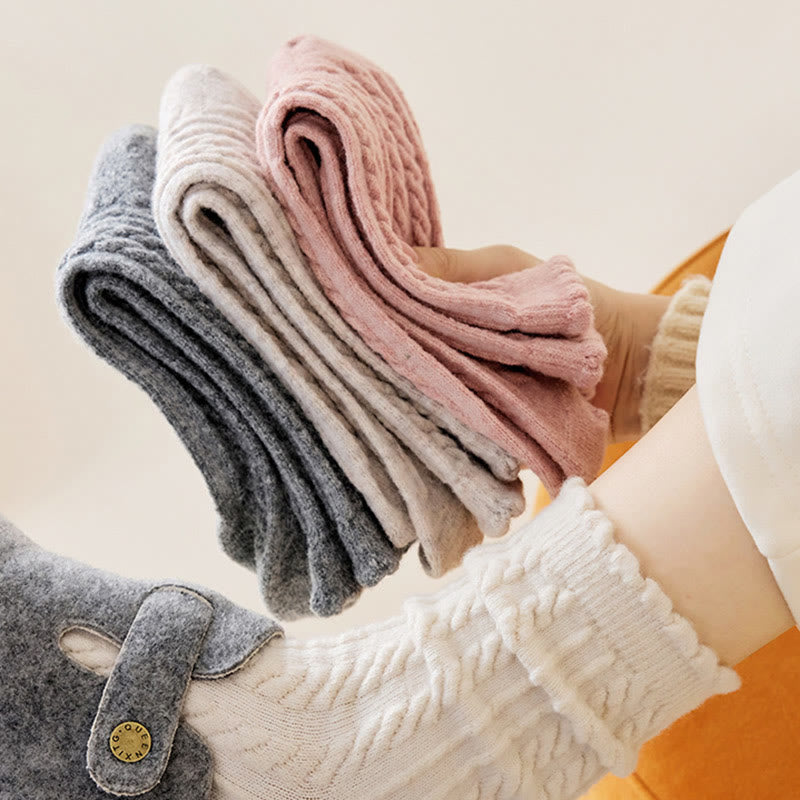 Plush Soft Quarter Socks(3 Pairs) - image 6