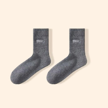 Keep Warm Quarter Socks(4 Pairs) - Dark Grey - EU39-44(US6-10) - image 18