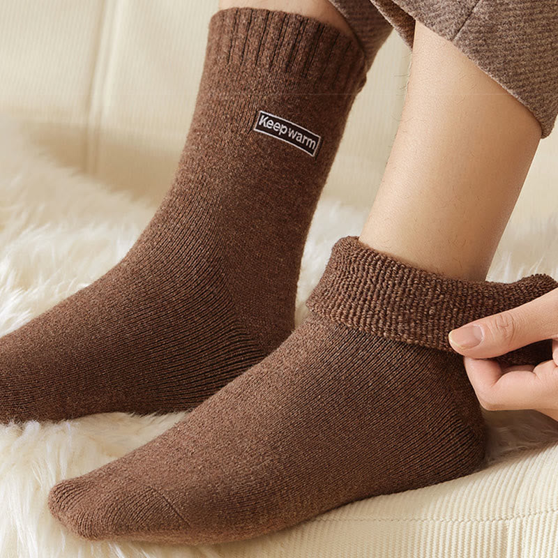 Keep Warm Quarter Socks(4 Pairs) - image 7