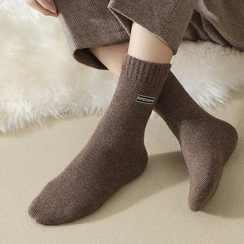 Keep Warm Quarter Socks(4 Pairs) - image 2