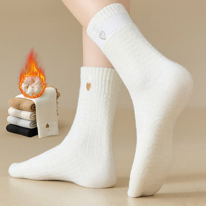 Heart Pattern Quarter Socks(3 Pairs) - image 0