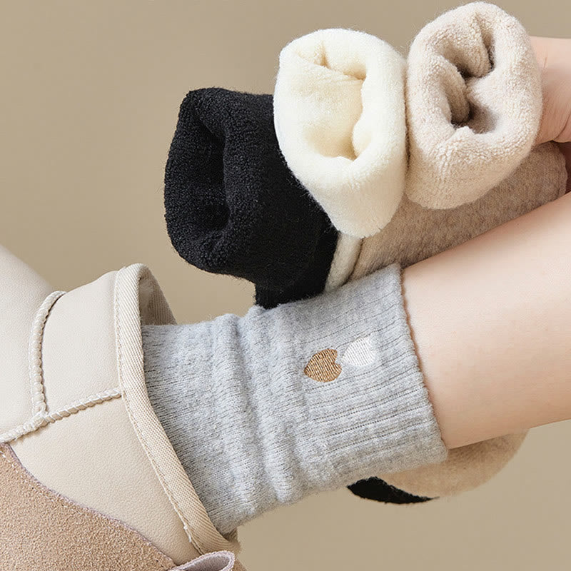 Heart Pattern Quarter Socks(3 Pairs) - image 9