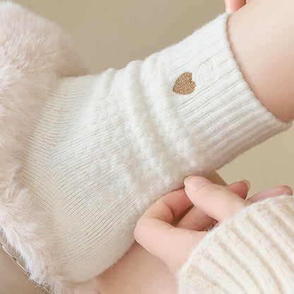 Heart Pattern Quarter Socks(3 Pairs) - image 5