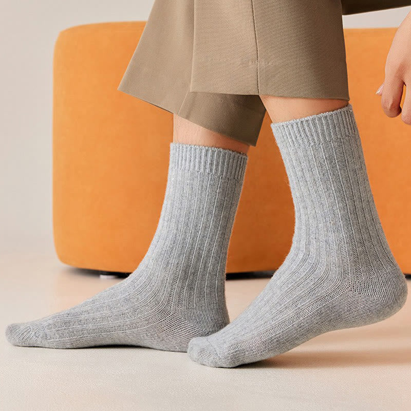 Cozy Sheep Wool Quarter Socks(3 Pairs) - image 2