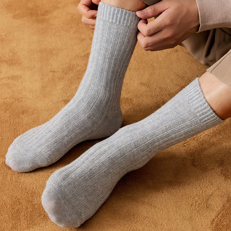 Cozy Sheep Wool Quarter Socks(3 Pairs) - image 3