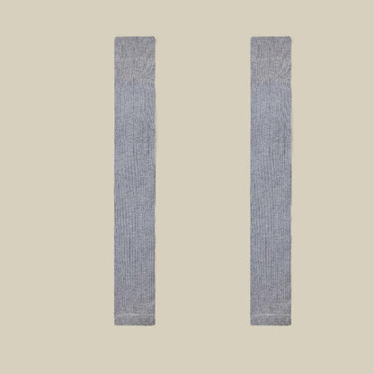 Thick Wool Warmth Thigh Sleeves - Light Gray - One Size - image 15