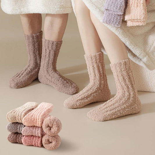 Anti Slip Sole Sleep Socks(4 Pairs) - image 0