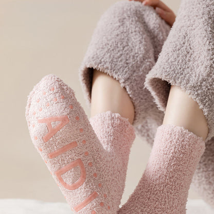 Anti Slip Sole Sleep Socks(4 Pairs) - image 8