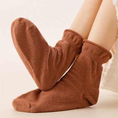 Double Sided Fleece Sleep Socks(3 Pairs) - image 4