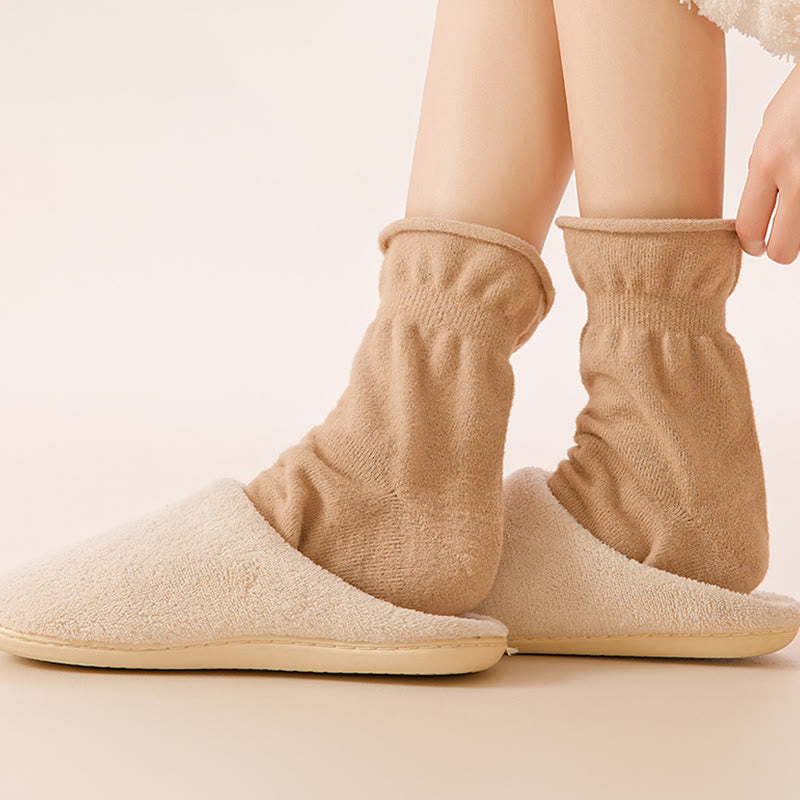 Double Sided Fleece Sleep Socks(3 Pairs) - image 10