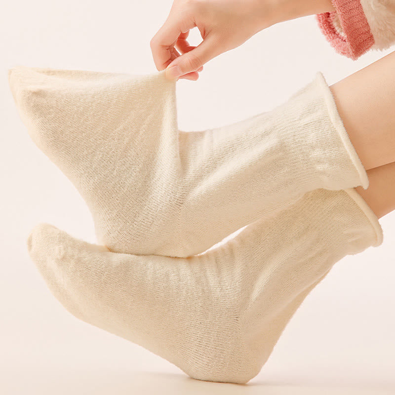 Double Sided Fleece Sleep Socks(3 Pairs) - image 1