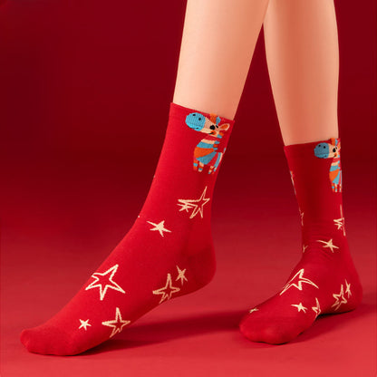 Rainbow Horse Quarter Socks(6 Pairs) - image 3