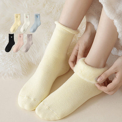 Full Fleece Quarter Socks(3 Pairs) - image 0