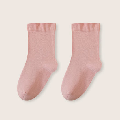 Cotton Wide Sleep Socks(3 Pairs) - Pink - EU36-40(US3-7) - image 15