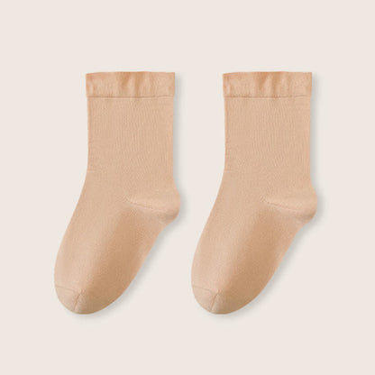 Cotton Wide Sleep Socks(3 Pairs) - Orange - EU36-40(US3-7) - image 14