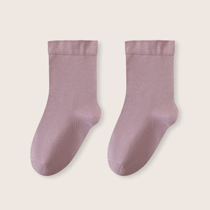 Cotton Wide Sleep Socks(3 Pairs) - Purple - EU36-40(US3-7) - image 17