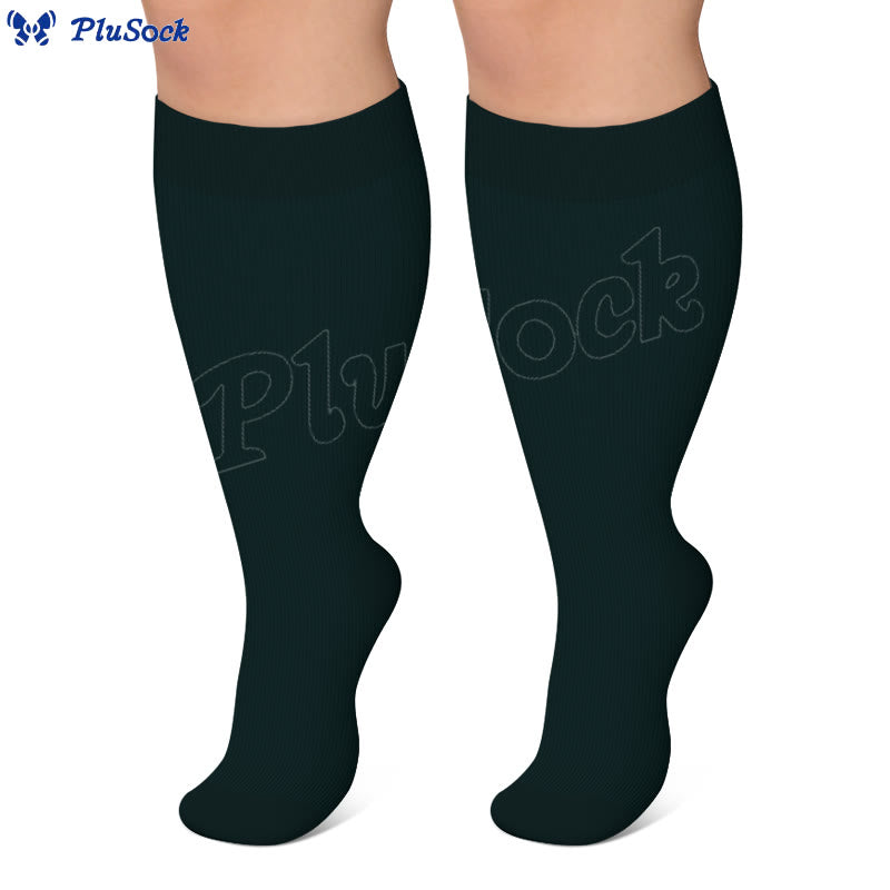 Plus Size Wide Calf Compression Socks(3 Pairs) - image 8