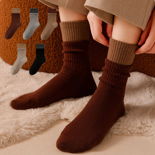 Elastic Cuff Sleep Socks(2 Pairs) - image 0