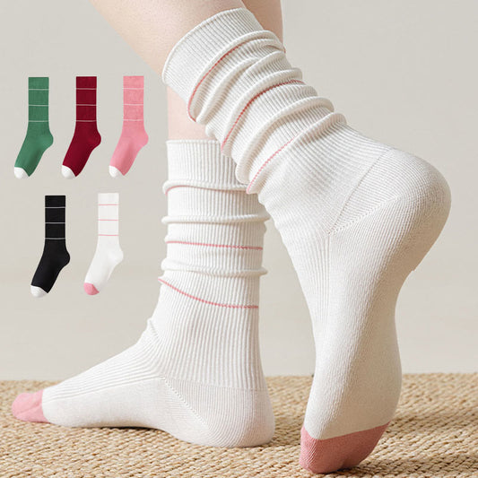 Soft Natural Dyeing Sleep Socks(3 Pairs) - image 0