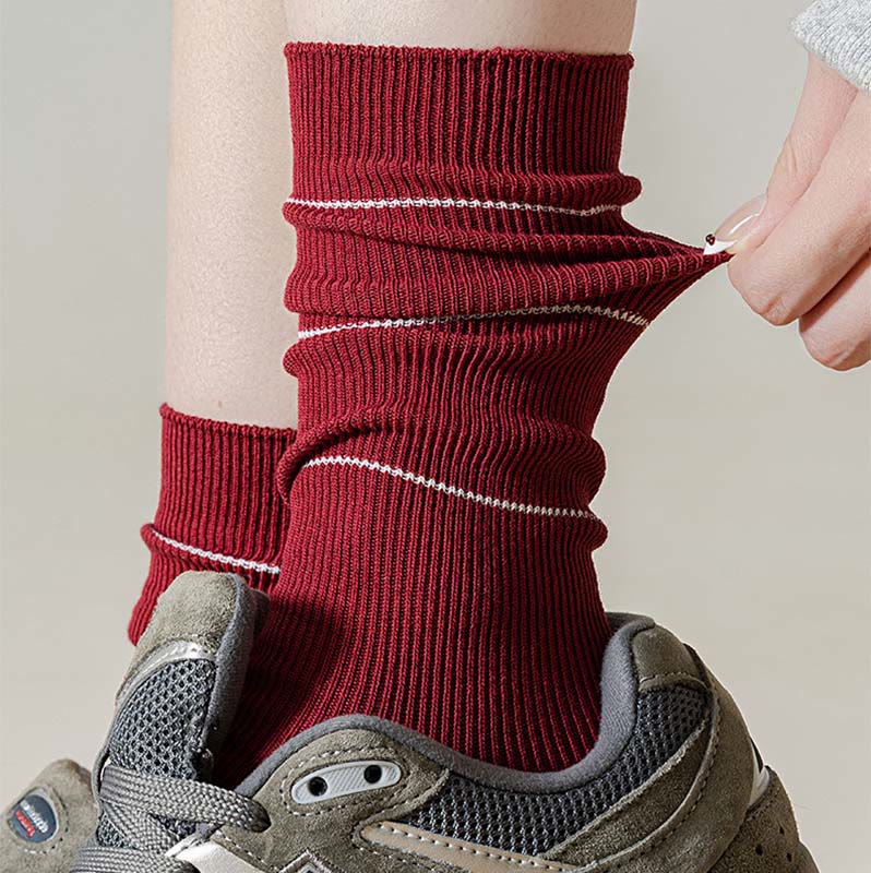 Soft Natural Dyeing Sleep Socks(3 Pairs) - image 6