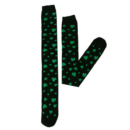 Lucky Clover Thigh Highs Socks(3 Pairs) - image 13