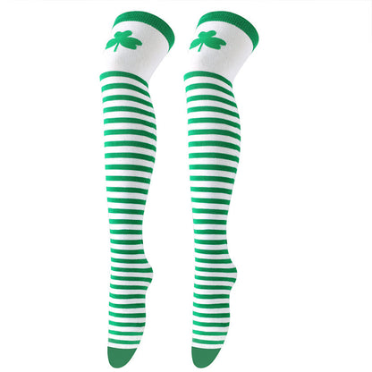 Lucky Clover Thigh Highs Socks(3 Pairs) - image 17