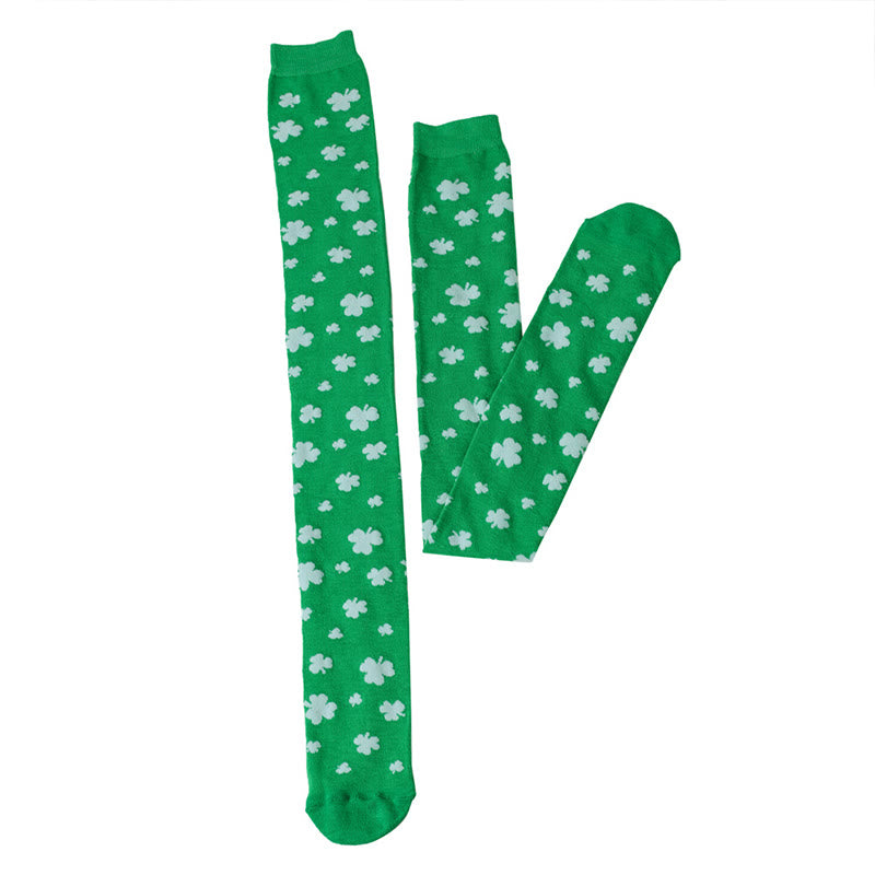 Lucky Clover Thigh Highs Socks(3 Pairs) - image 28
