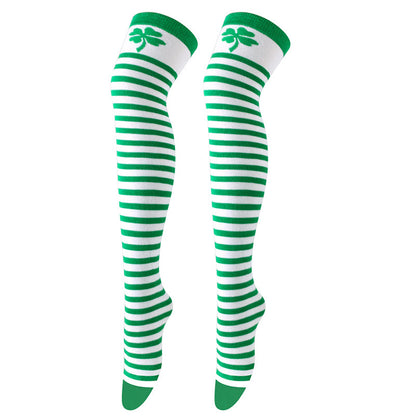Lucky Clover Thigh Highs Socks(3 Pairs) - image 19