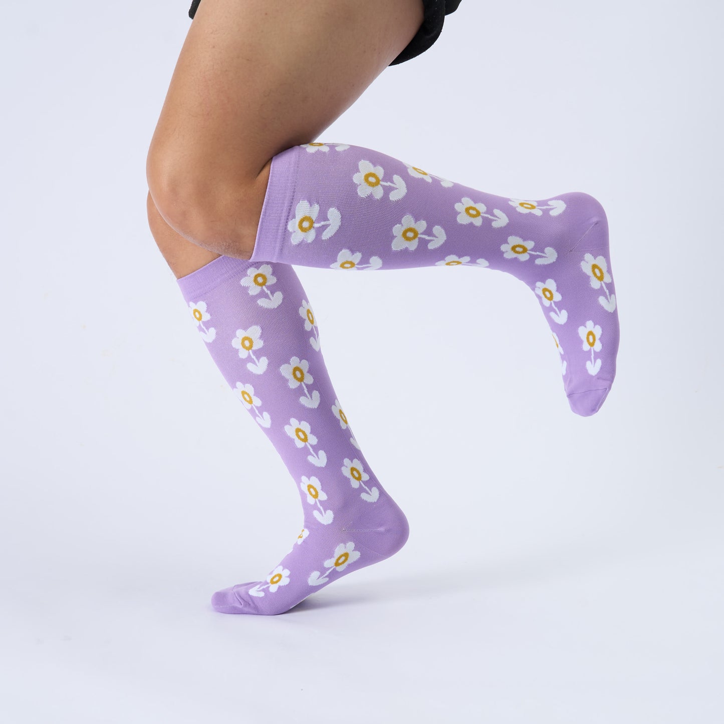 Plus Size Floral Trio Compression Socks - image 2