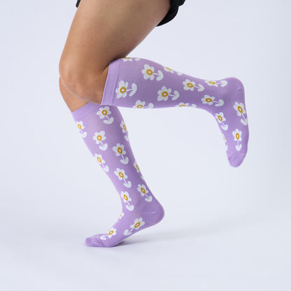 Plus Size Floral Trio Compression Socks - image 2