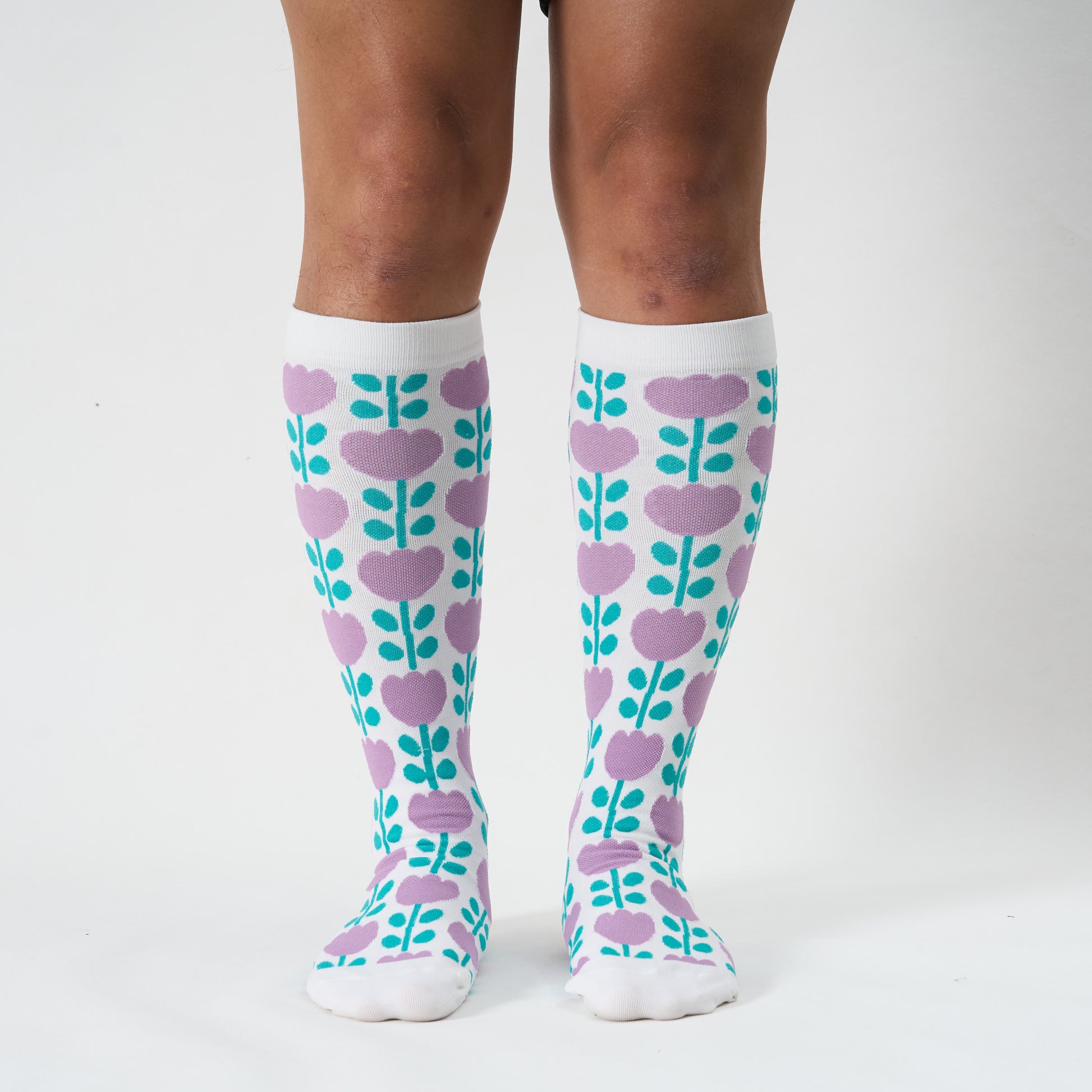 Plus Size Floral Trio Compression Socks - image 4