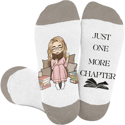 Plus Size Reading Compression Socks - Healing(1 Pair) - 4XL - image 3