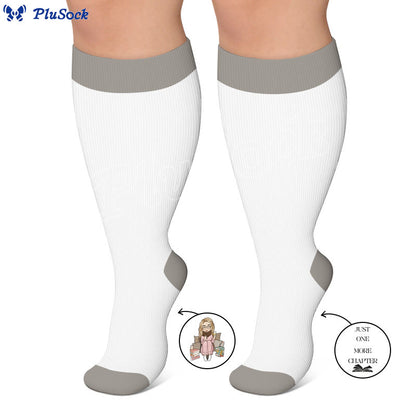 Plus Size Reading Compression Socks - image 7