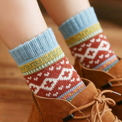 Retro Palette Quarter Socks(5 Pairs) - image 2