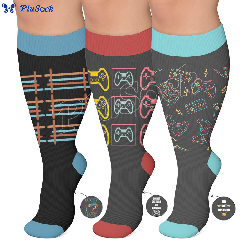 Plus Size Personal Hobby Compression Socks - image 4