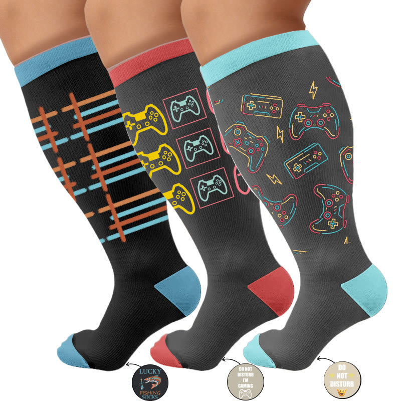 Plus Size Personal Hobby Compression Socks - image 8