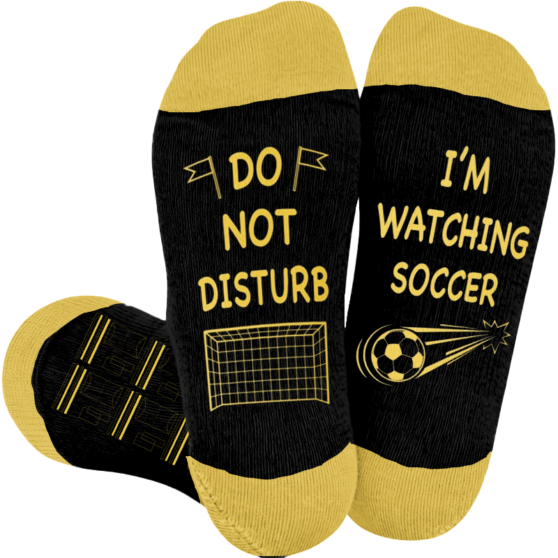 Plus Size Hobby Compression Socks - Soccer(1 Pair) - 4XL - image 2