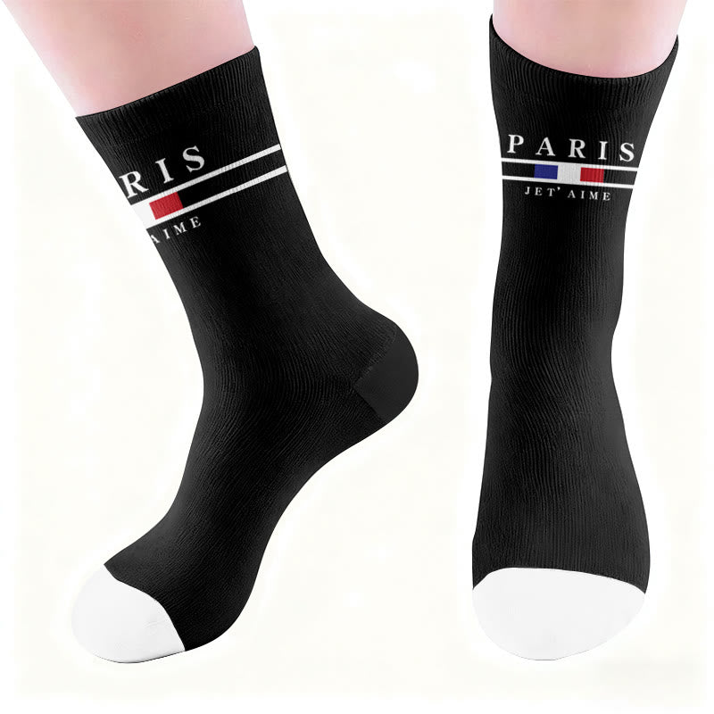 Racing Paris Flag Socks - image 5