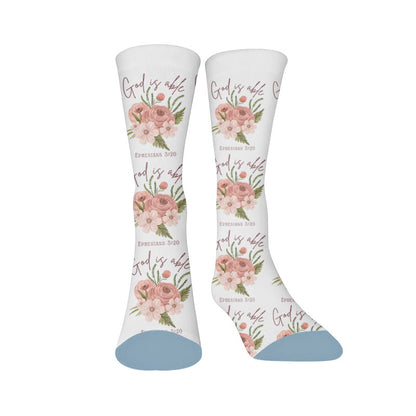 Floral Leopard Print Socks - Floral(1 Pair) - EU37-44(US4-10) - image 7